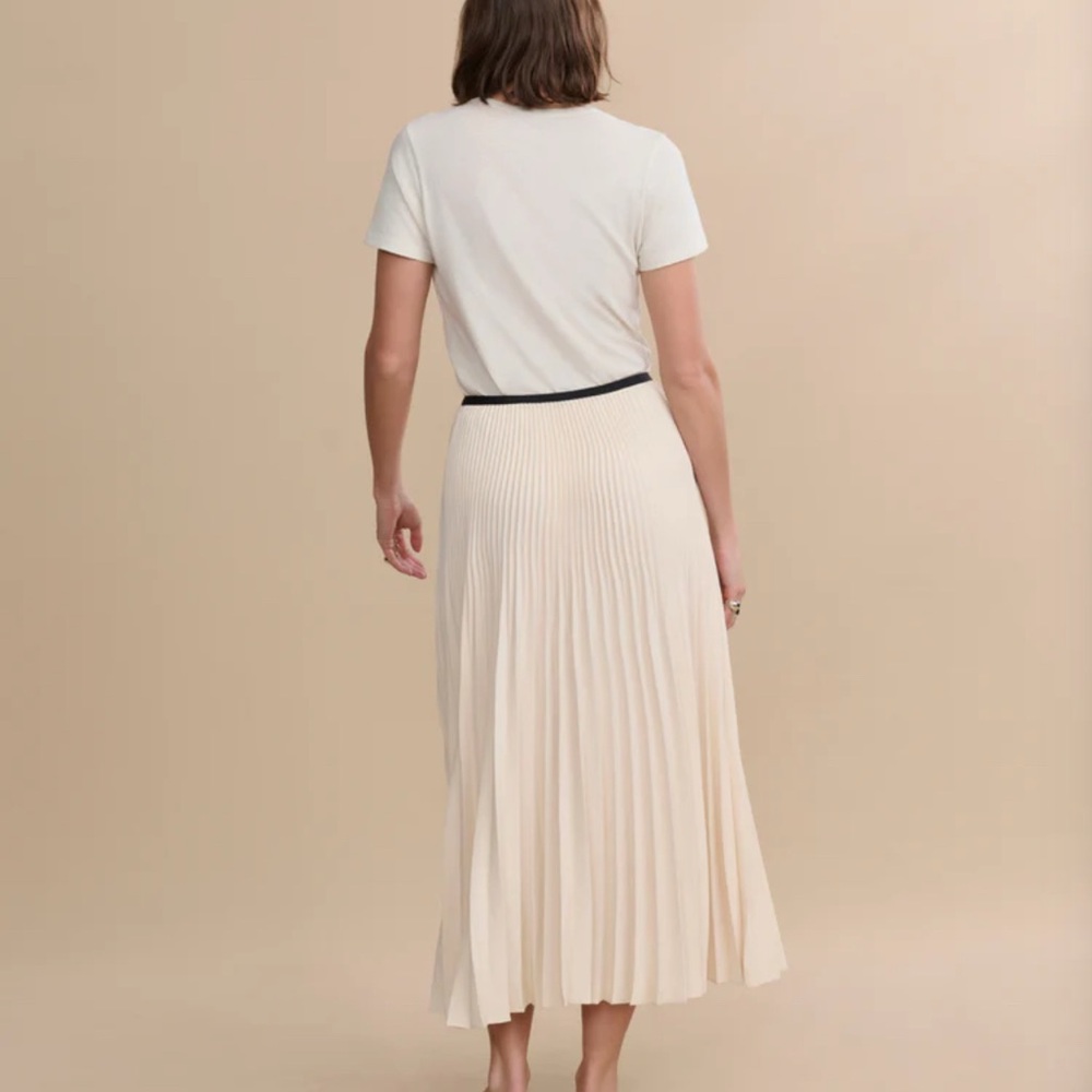 Jenni Kayne Cream A-Line Skirt